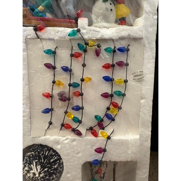 Department 56 Large Set Village Accessories Many Pieces Trees Lights Figurines - Picture 10 of 14